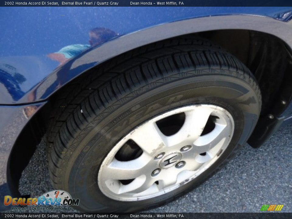 2002 Honda Accord EX Sedan Eternal Blue Pearl / Quartz Gray Photo #9