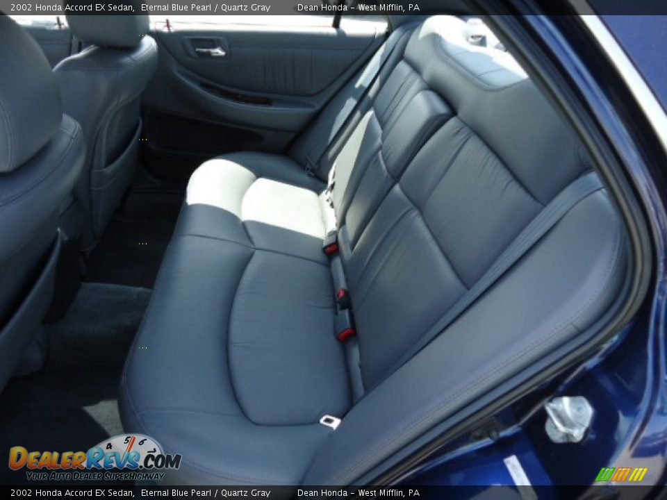 2002 Honda Accord EX Sedan Eternal Blue Pearl / Quartz Gray Photo #11