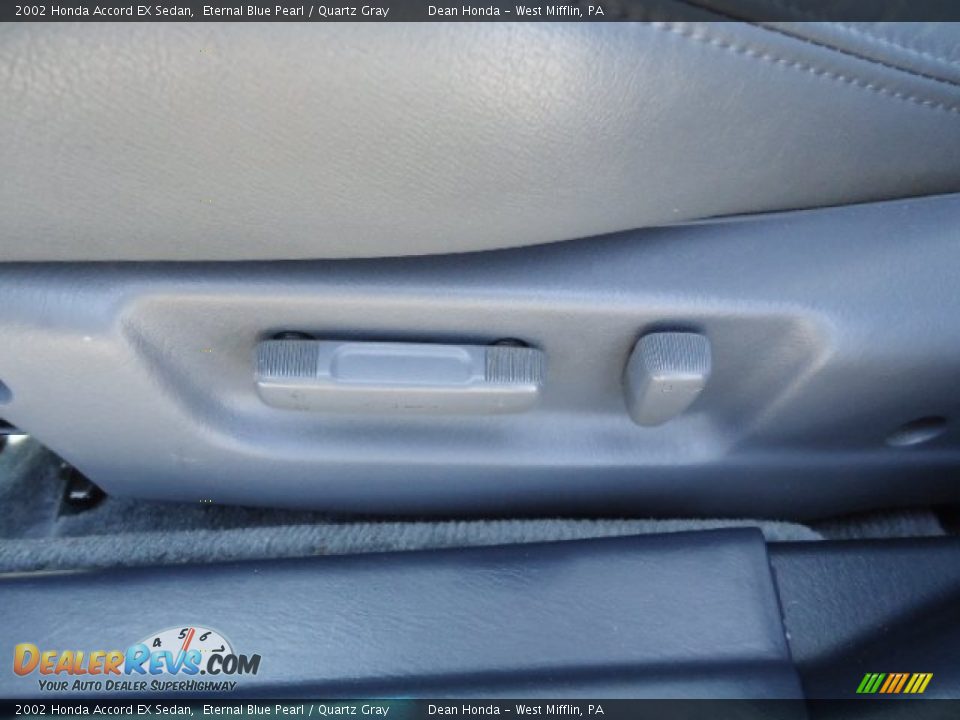 2002 Honda Accord EX Sedan Eternal Blue Pearl / Quartz Gray Photo #15