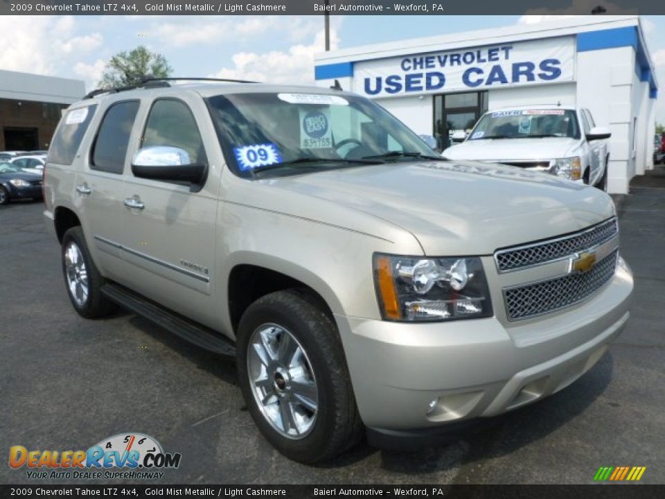 2009 Chevrolet Tahoe LTZ 4x4 Gold Mist Metallic / Light Cashmere Photo #1