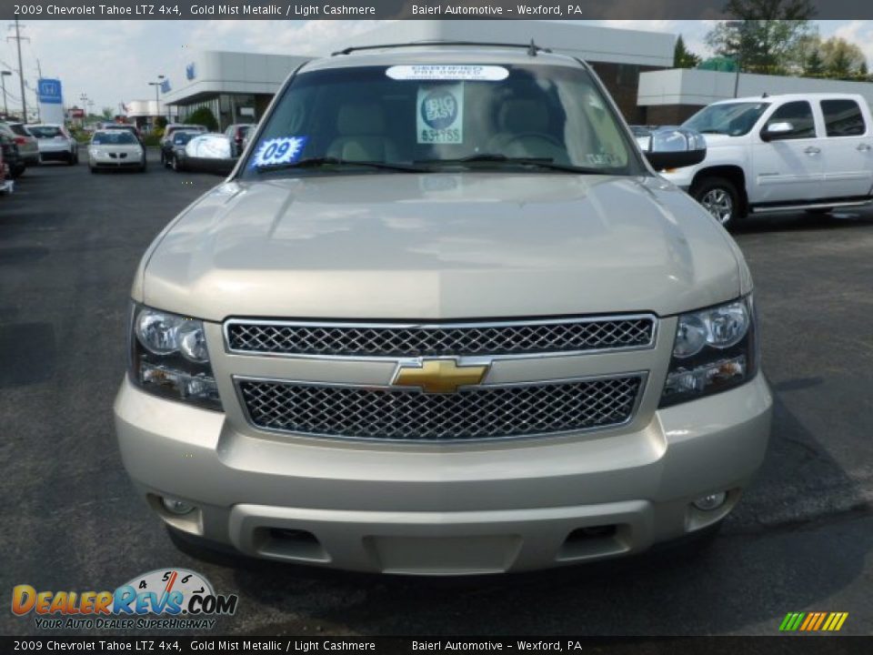 2009 Chevrolet Tahoe LTZ 4x4 Gold Mist Metallic / Light Cashmere Photo #2