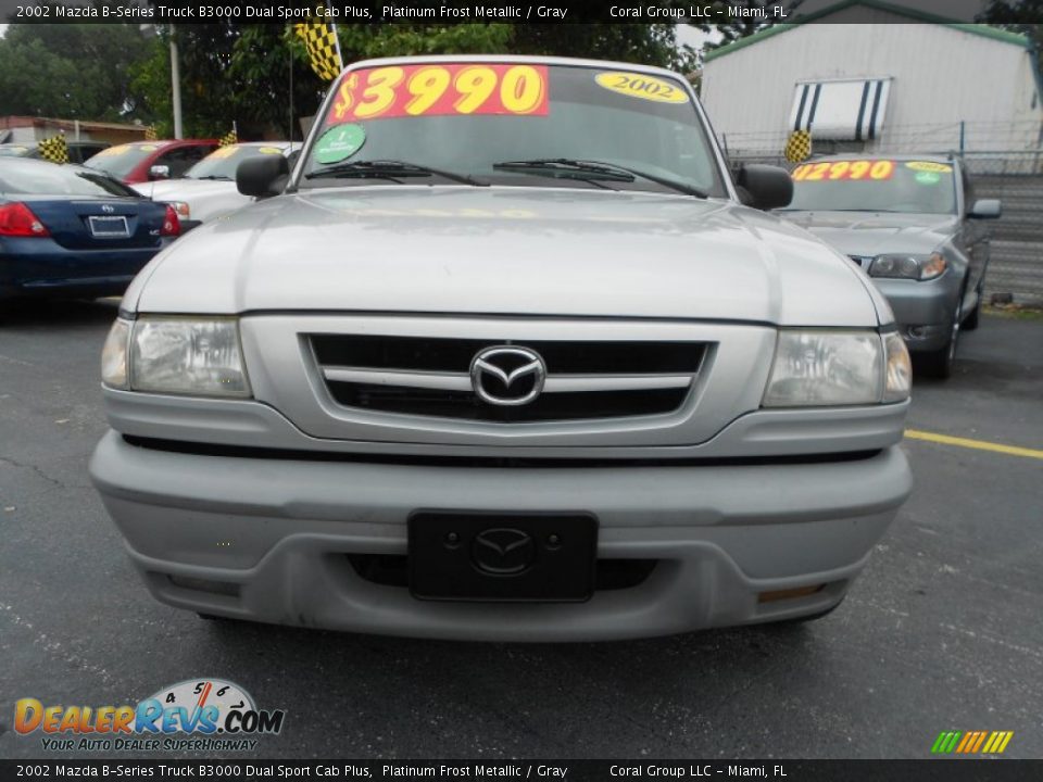2002 Mazda B-Series Truck B3000 Dual Sport Cab Plus Platinum Frost Metallic / Gray Photo #1