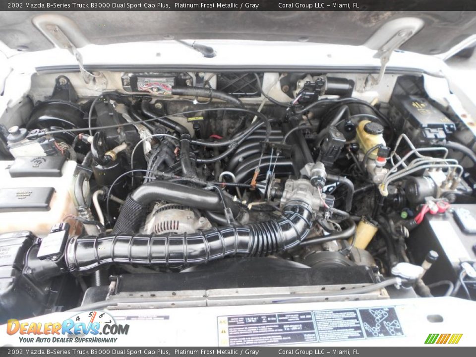 2002 Mazda B-Series Truck B3000 Dual Sport Cab Plus 3.0 Liter OHV 12-Valve V6 Engine Photo #10
