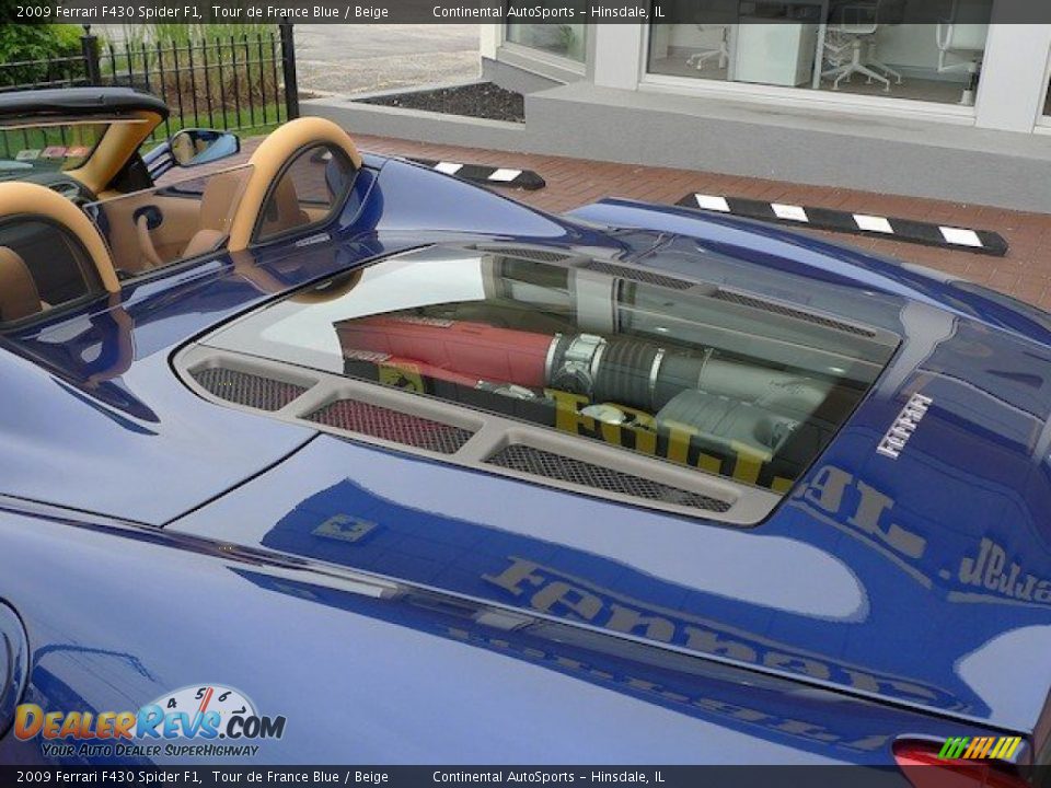 2009 Ferrari F430 Spider F1 Tour de France Blue / Beige Photo #5