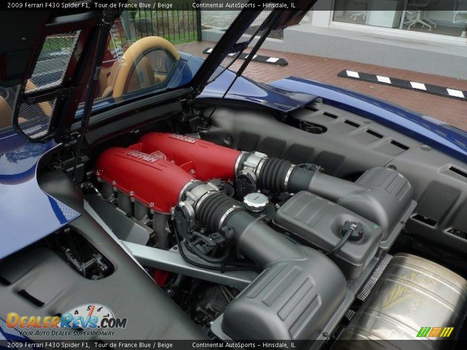 2009 Ferrari F430 Spider F1 4.3 Liter DOHC 32-Valve VVT V8 Engine Photo #8