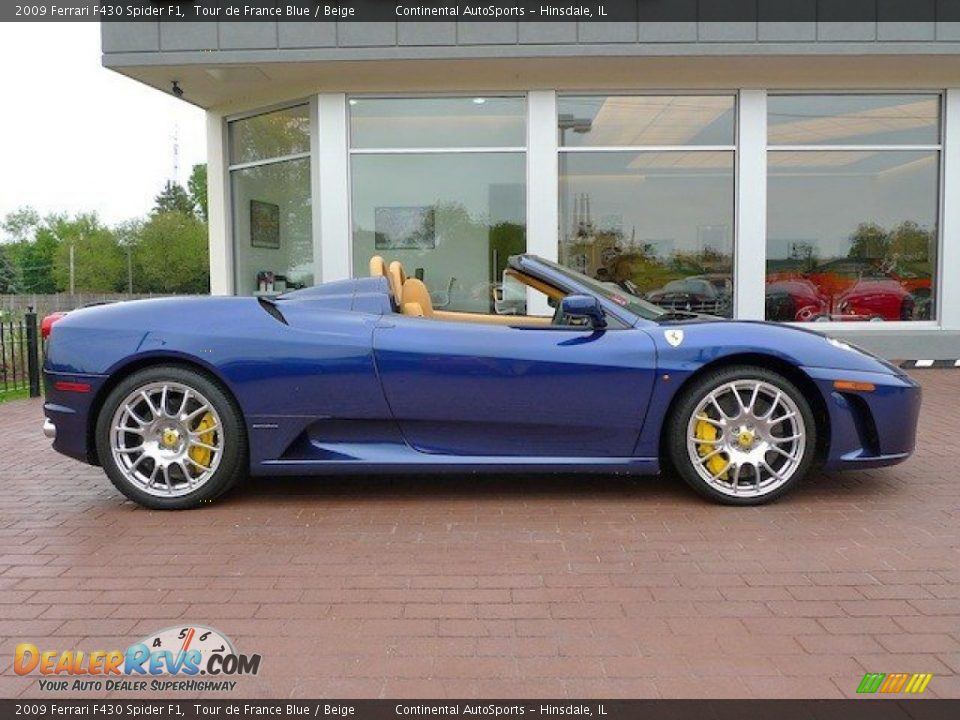 Tour de France Blue 2009 Ferrari F430 Spider F1 Photo #11
