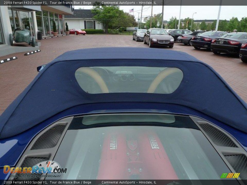 2009 Ferrari F430 Spider F1 Tour de France Blue / Beige Photo #14