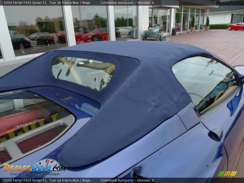2009 Ferrari F430 Spider F1 Tour de France Blue / Beige Photo #15