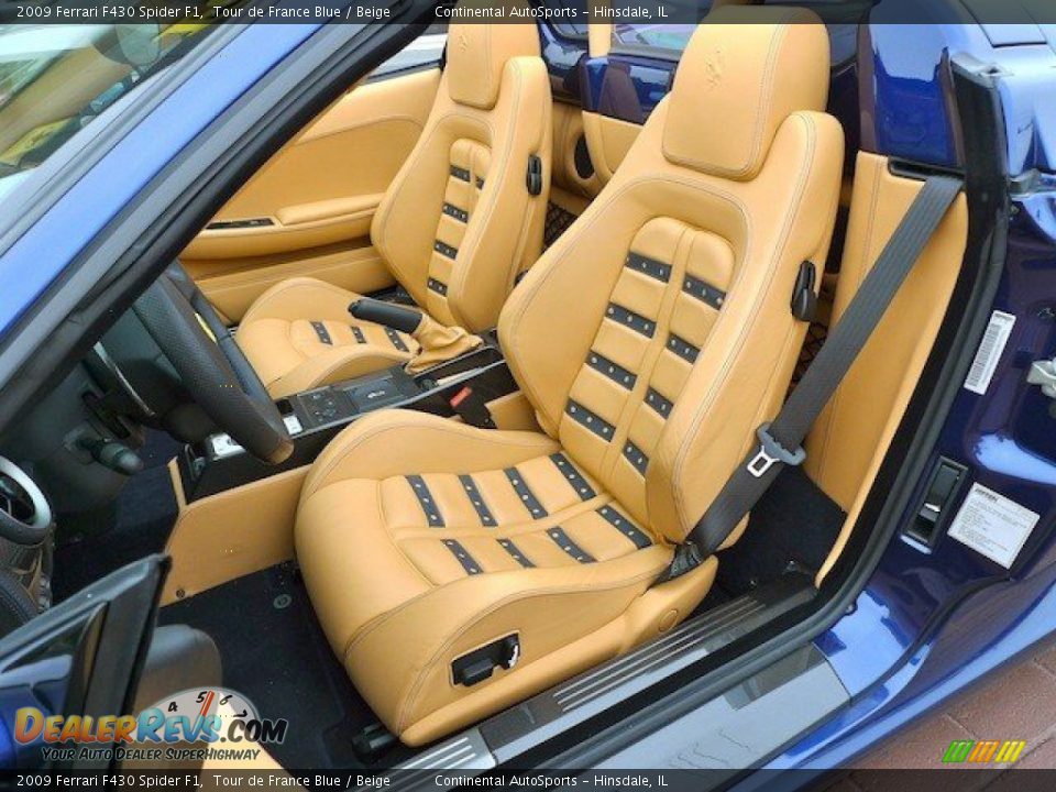 Front Seat of 2009 Ferrari F430 Spider F1 Photo #20