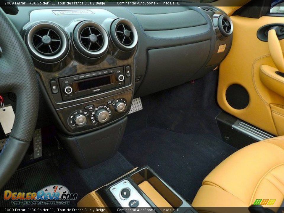 2009 Ferrari F430 Spider F1 Tour de France Blue / Beige Photo #26