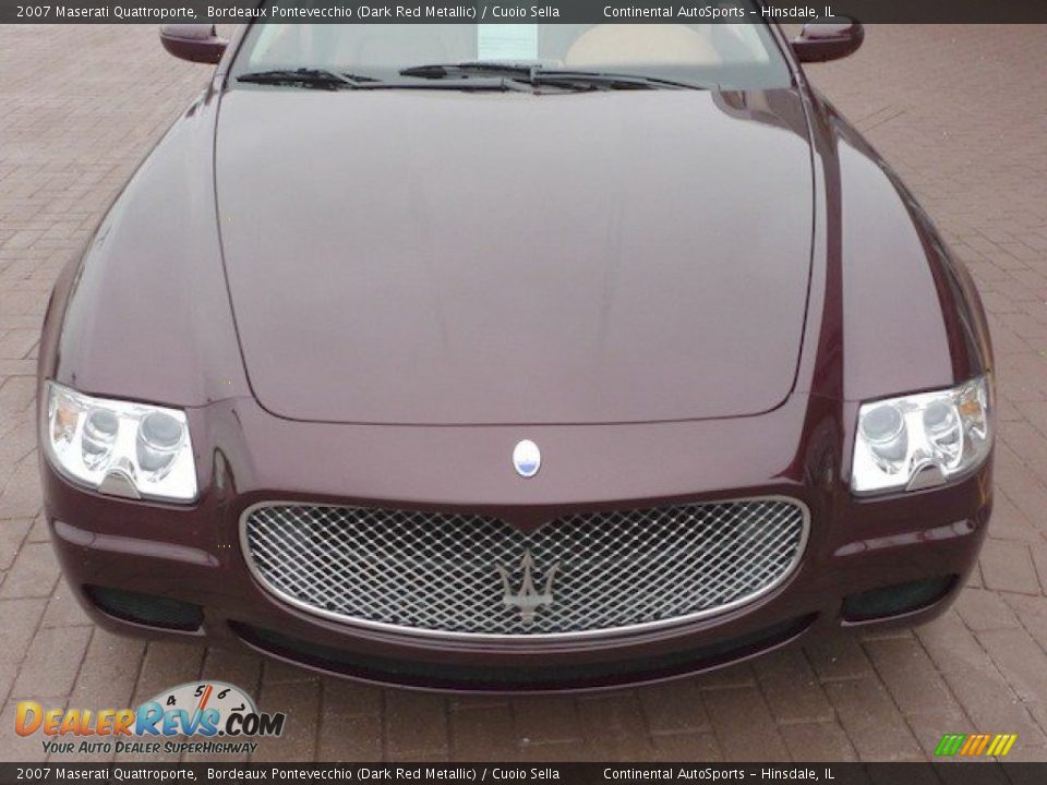 2007 Maserati Quattroporte Bordeaux Pontevecchio (Dark Red Metallic) / Cuoio Sella Photo #4