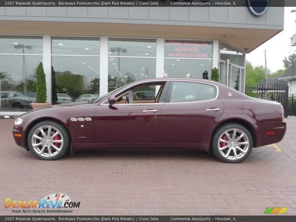 Bordeaux Pontevecchio (Dark Red Metallic) 2007 Maserati Quattroporte  Photo #10
