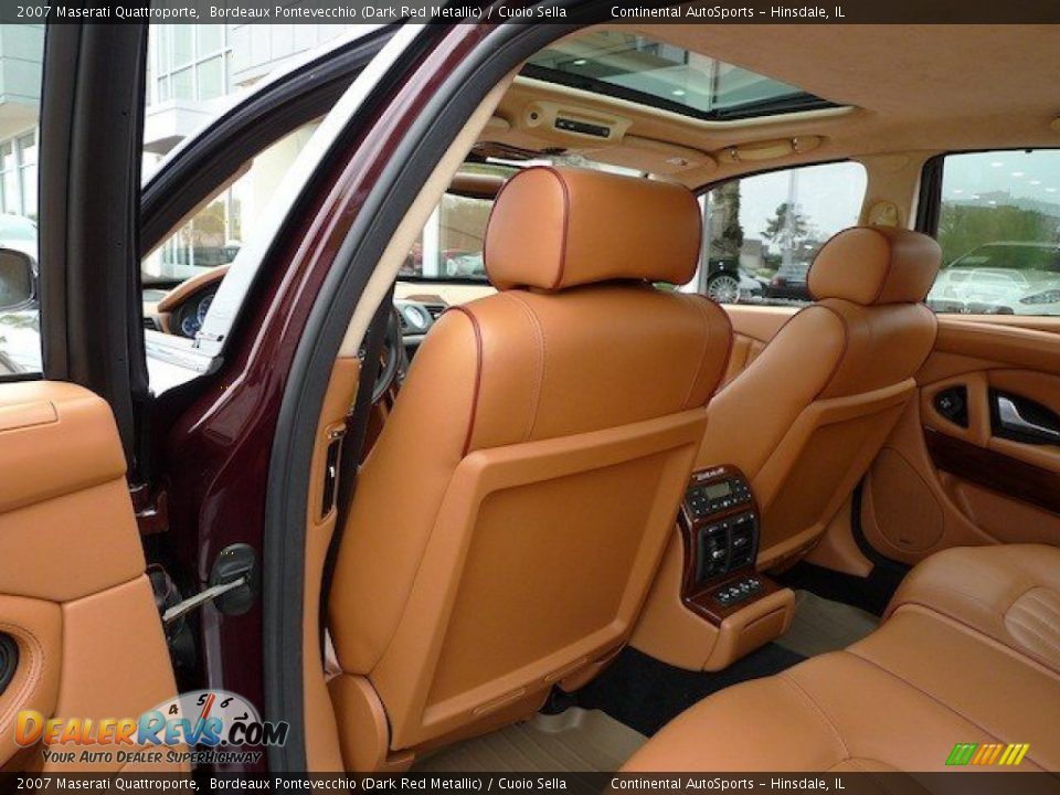 2007 Maserati Quattroporte Bordeaux Pontevecchio (Dark Red Metallic) / Cuoio Sella Photo #31