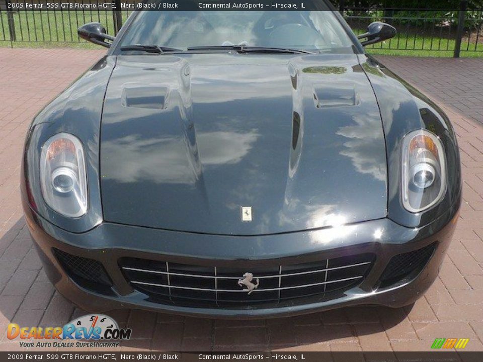 2009 Ferrari 599 GTB Fiorano HGTE Nero (Black) / Black Photo #7