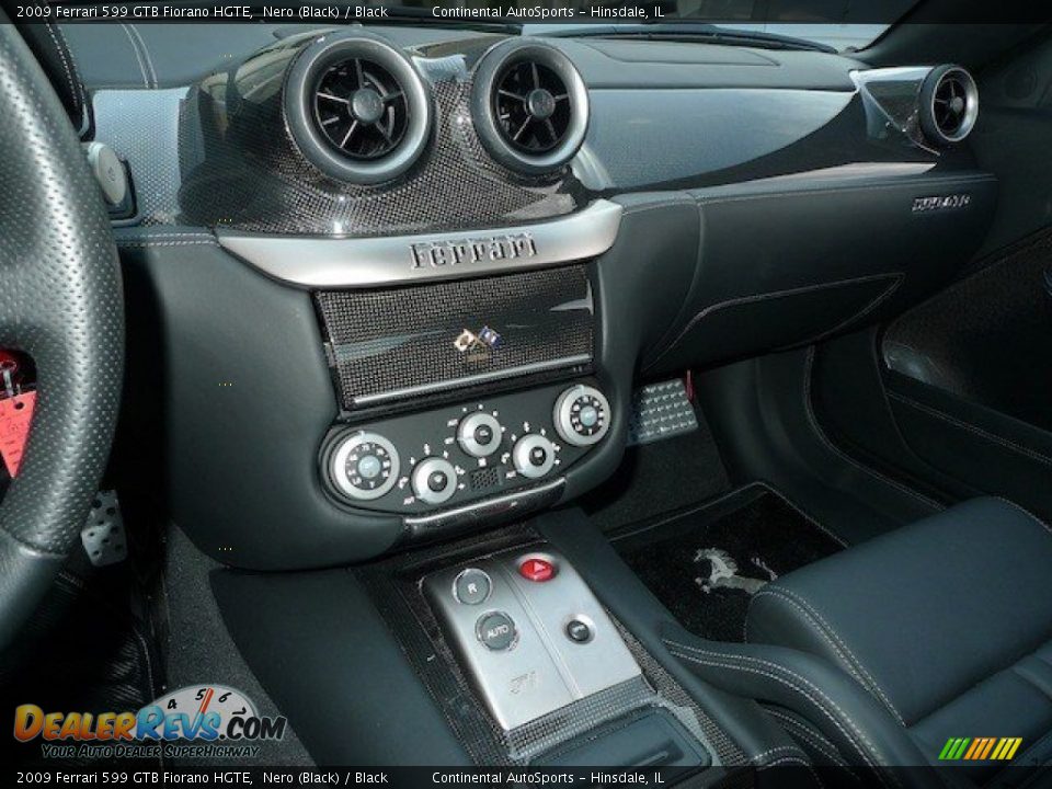 2009 Ferrari 599 GTB Fiorano HGTE Nero (Black) / Black Photo #17