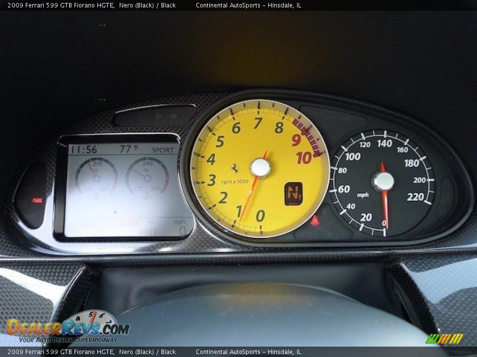 2009 Ferrari 599 GTB Fiorano HGTE Gauges Photo #22