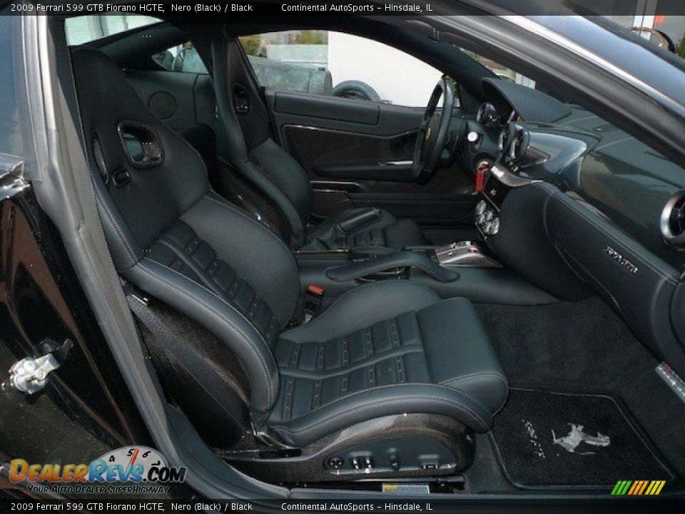 2009 Ferrari 599 GTB Fiorano HGTE Nero (Black) / Black Photo #27