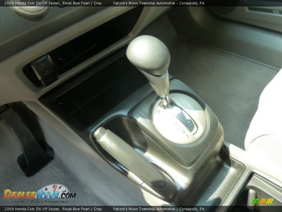 2009 Honda Civic DX-VP Sedan Royal Blue Pearl / Gray Photo #22