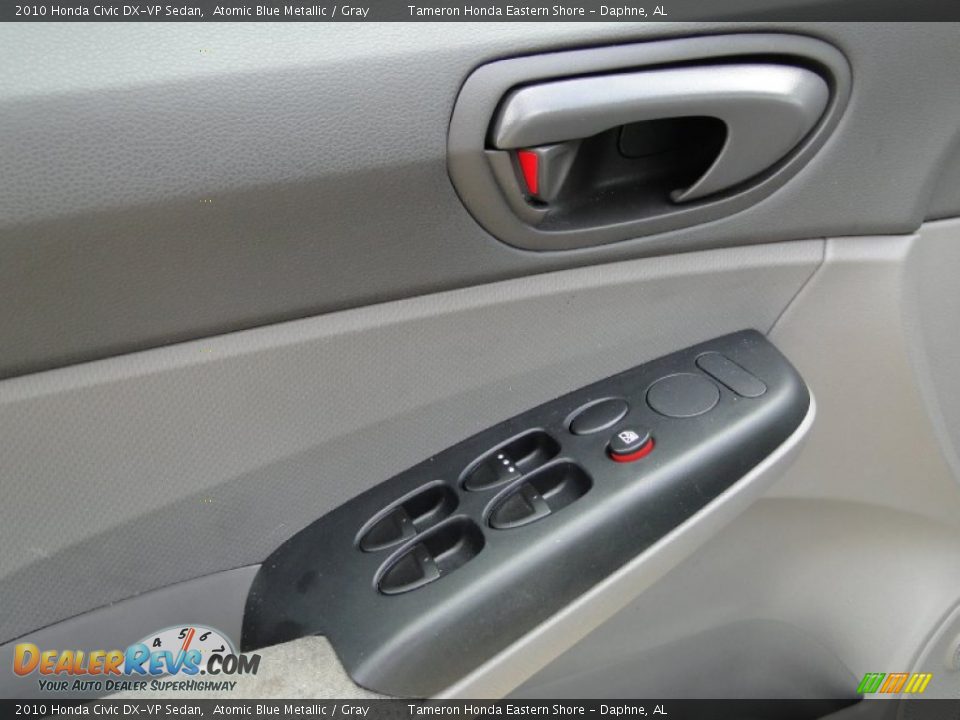 2010 Honda Civic DX-VP Sedan Atomic Blue Metallic / Gray Photo #14