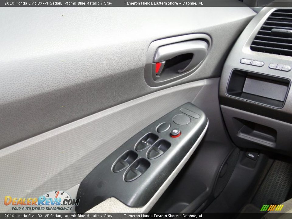 2010 Honda Civic DX-VP Sedan Atomic Blue Metallic / Gray Photo #15