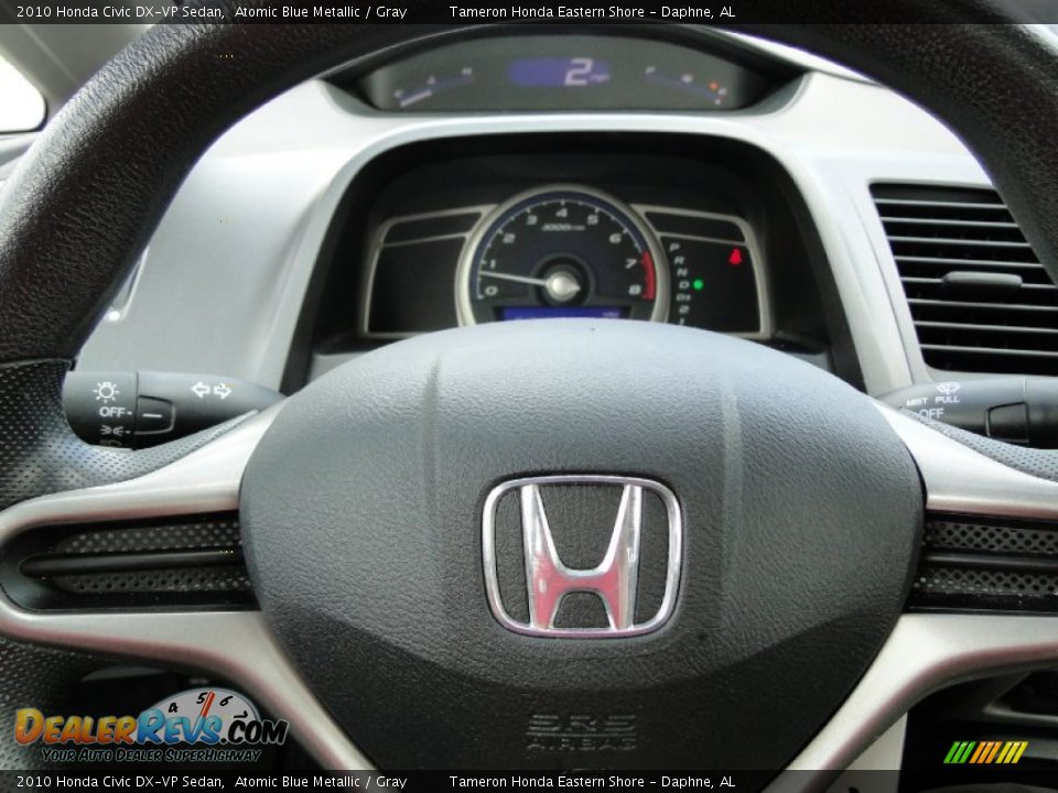 2010 Honda Civic DX-VP Sedan Atomic Blue Metallic / Gray Photo #16