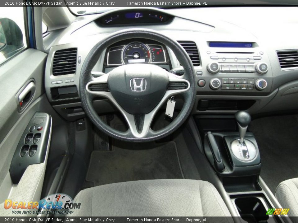 2010 Honda Civic DX-VP Sedan Atomic Blue Metallic / Gray Photo #18