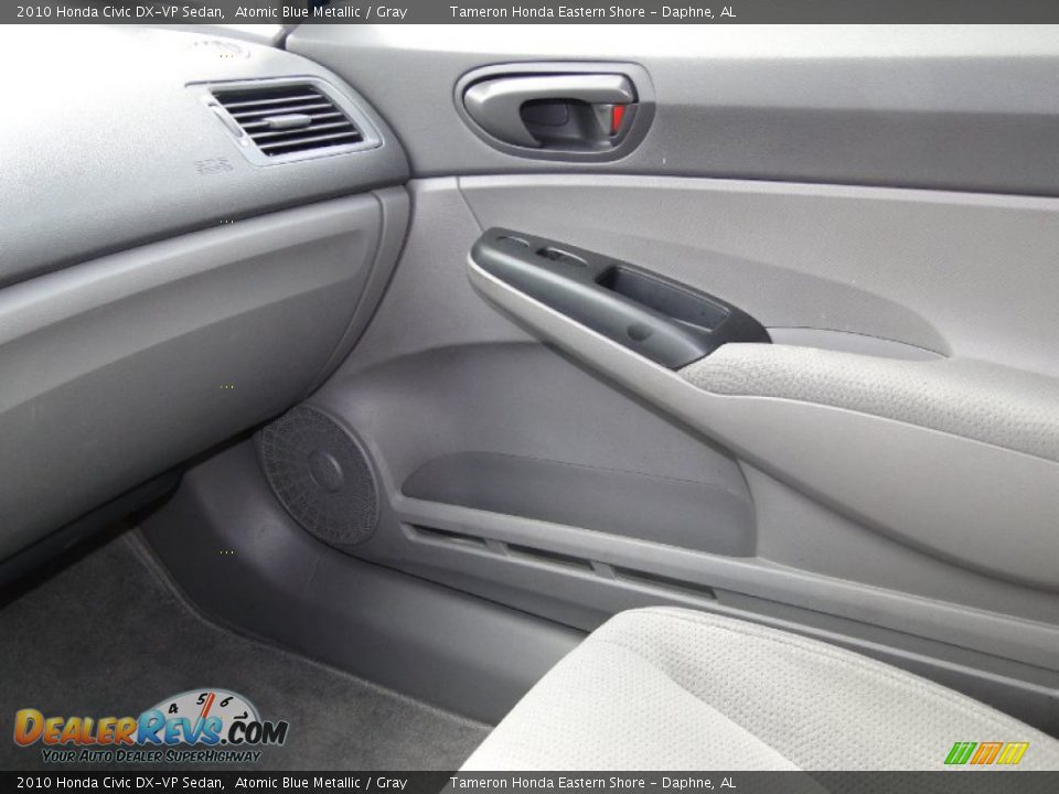 2010 Honda Civic DX-VP Sedan Atomic Blue Metallic / Gray Photo #21