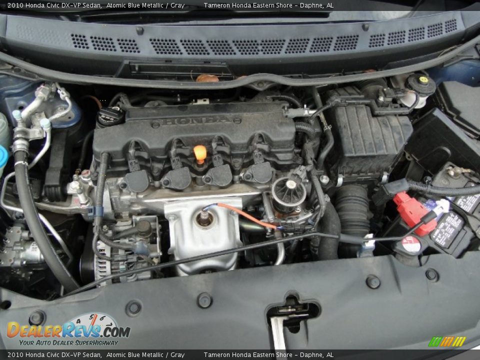 2010 Honda Civic DX-VP Sedan Atomic Blue Metallic / Gray Photo #25