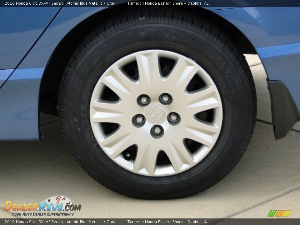 2010 Honda Civic DX-VP Sedan Atomic Blue Metallic / Gray Photo #29