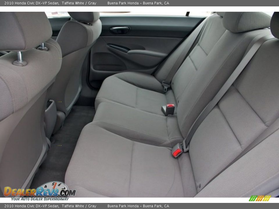 2010 Honda Civic DX-VP Sedan Taffeta White / Gray Photo #4