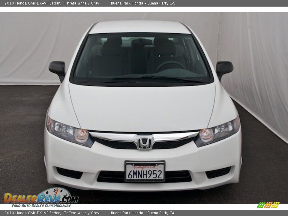 2010 Honda Civic DX-VP Sedan Taffeta White / Gray Photo #7