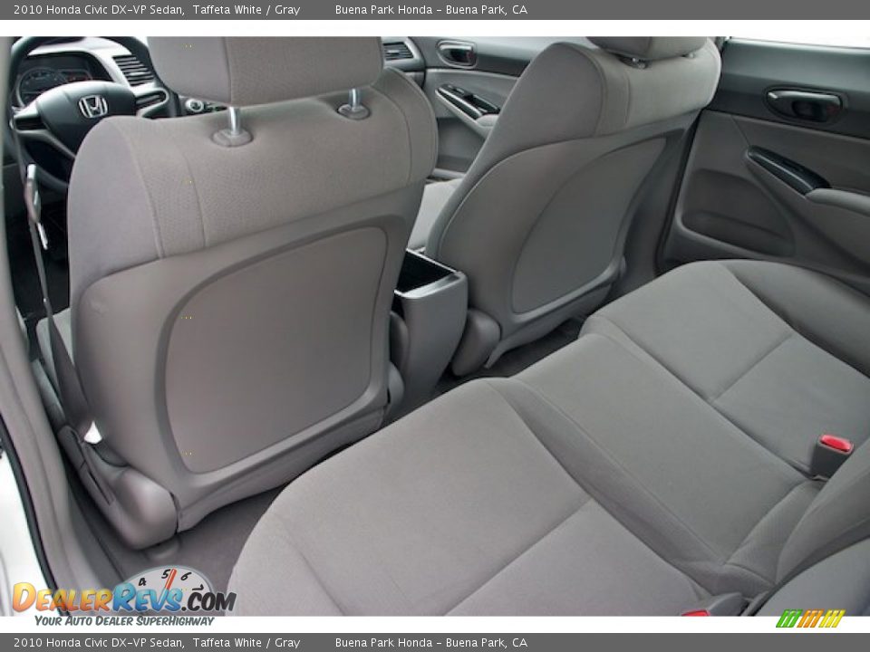 2010 Honda Civic DX-VP Sedan Taffeta White / Gray Photo #15