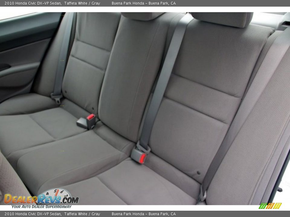 2010 Honda Civic DX-VP Sedan Taffeta White / Gray Photo #16