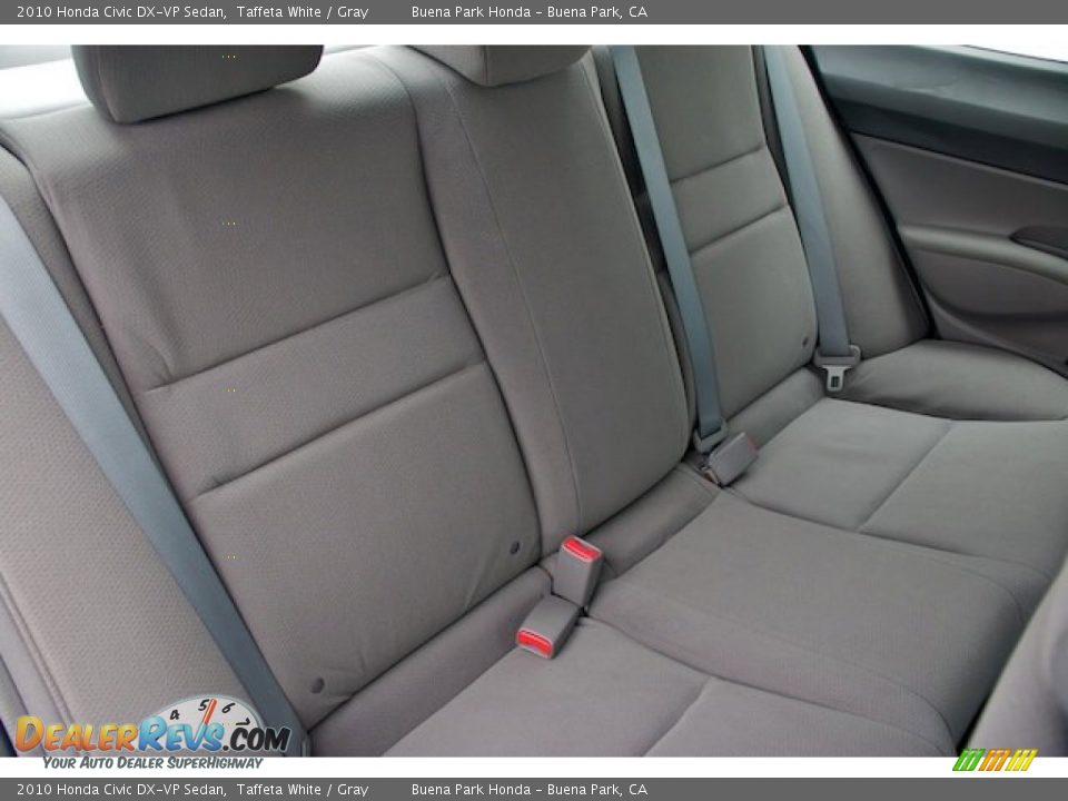 2010 Honda Civic DX-VP Sedan Taffeta White / Gray Photo #19