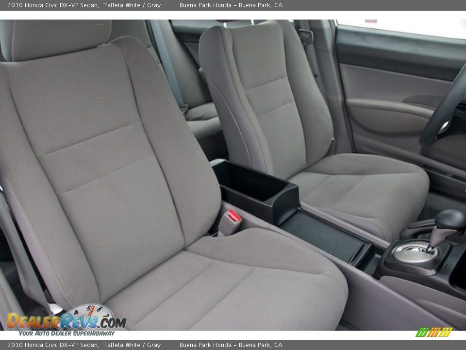 2010 Honda Civic DX-VP Sedan Taffeta White / Gray Photo #22