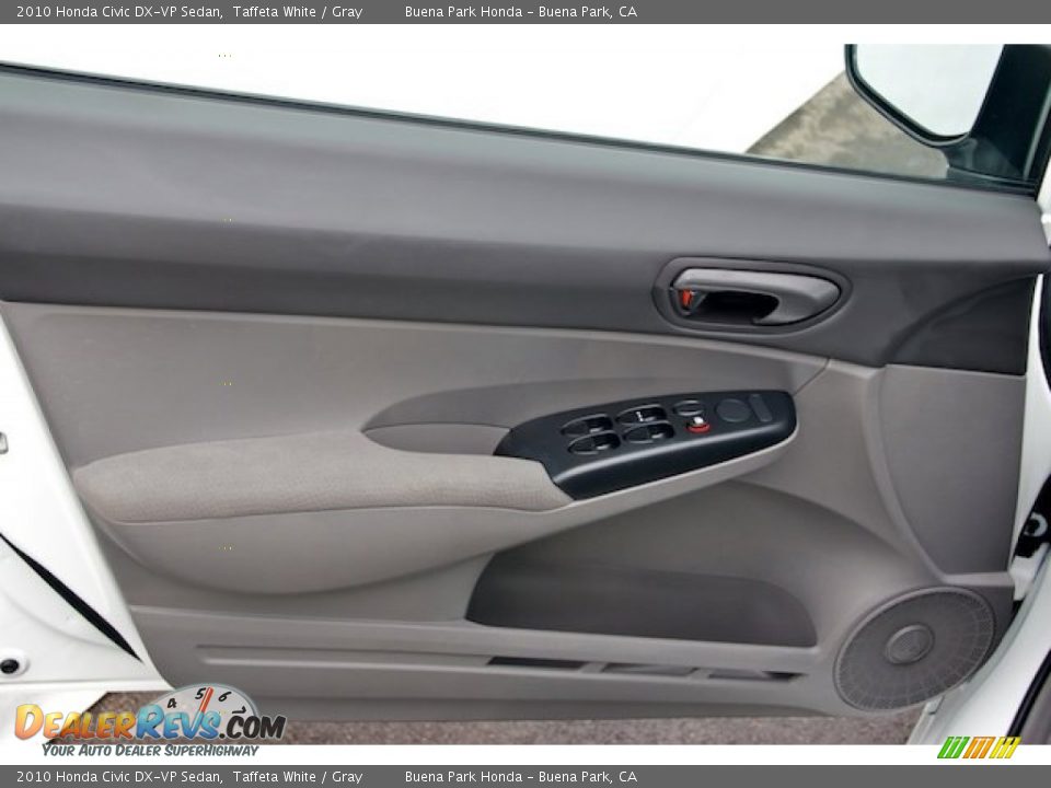 2010 Honda Civic DX-VP Sedan Taffeta White / Gray Photo #24