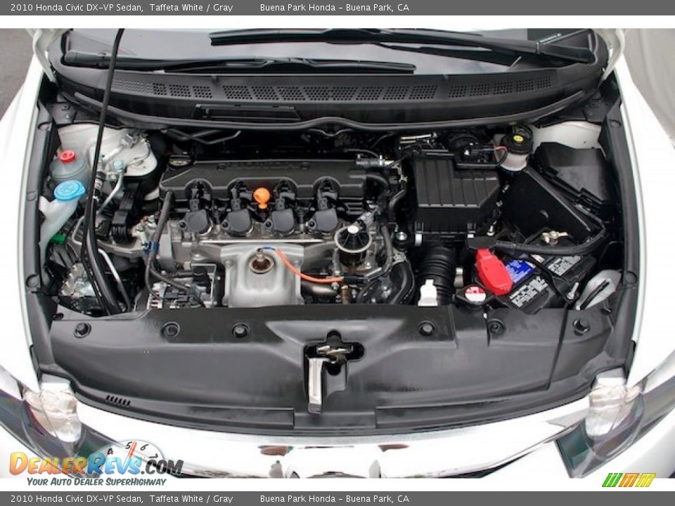 2010 Honda Civic DX-VP Sedan Taffeta White / Gray Photo #28