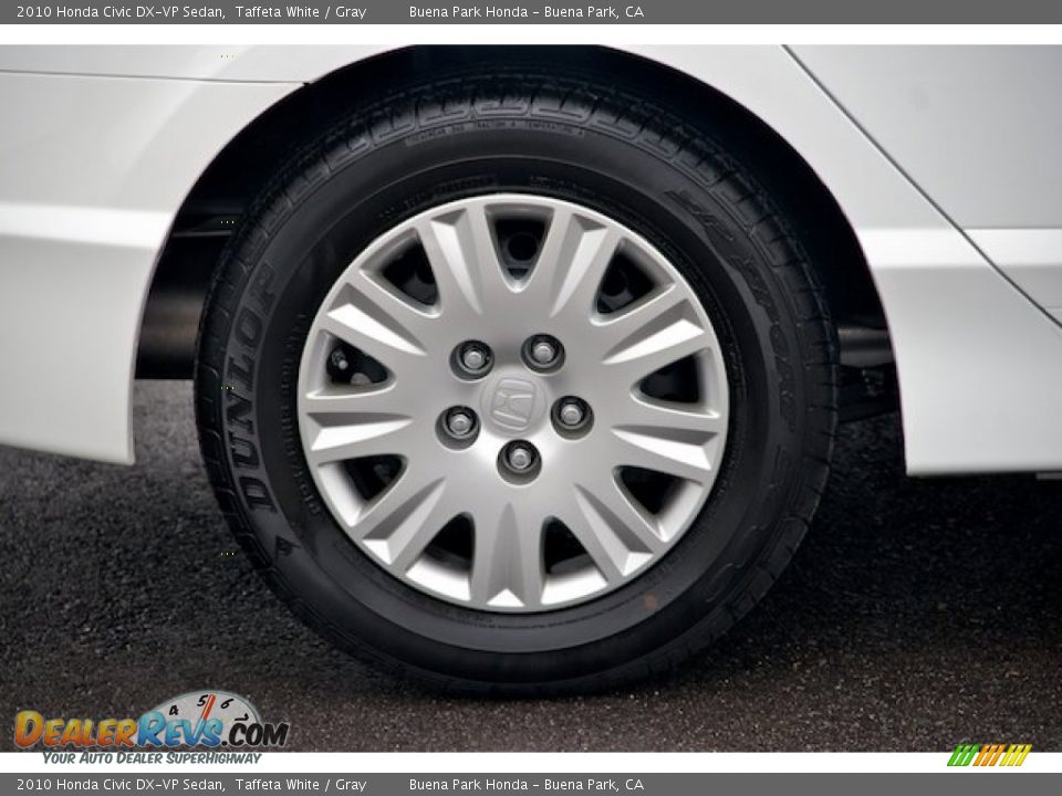 2010 Honda Civic DX-VP Sedan Taffeta White / Gray Photo #29