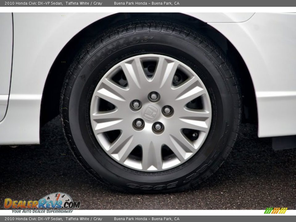 2010 Honda Civic DX-VP Sedan Taffeta White / Gray Photo #30