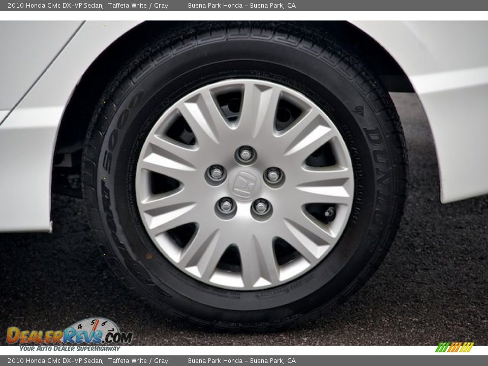 2010 Honda Civic DX-VP Sedan Taffeta White / Gray Photo #32