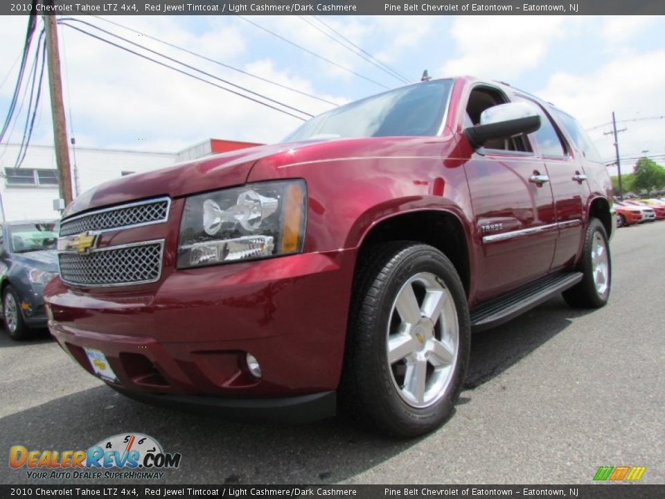 2010 Chevrolet Tahoe LTZ 4x4 Red Jewel Tintcoat / Light Cashmere/Dark Cashmere Photo #1