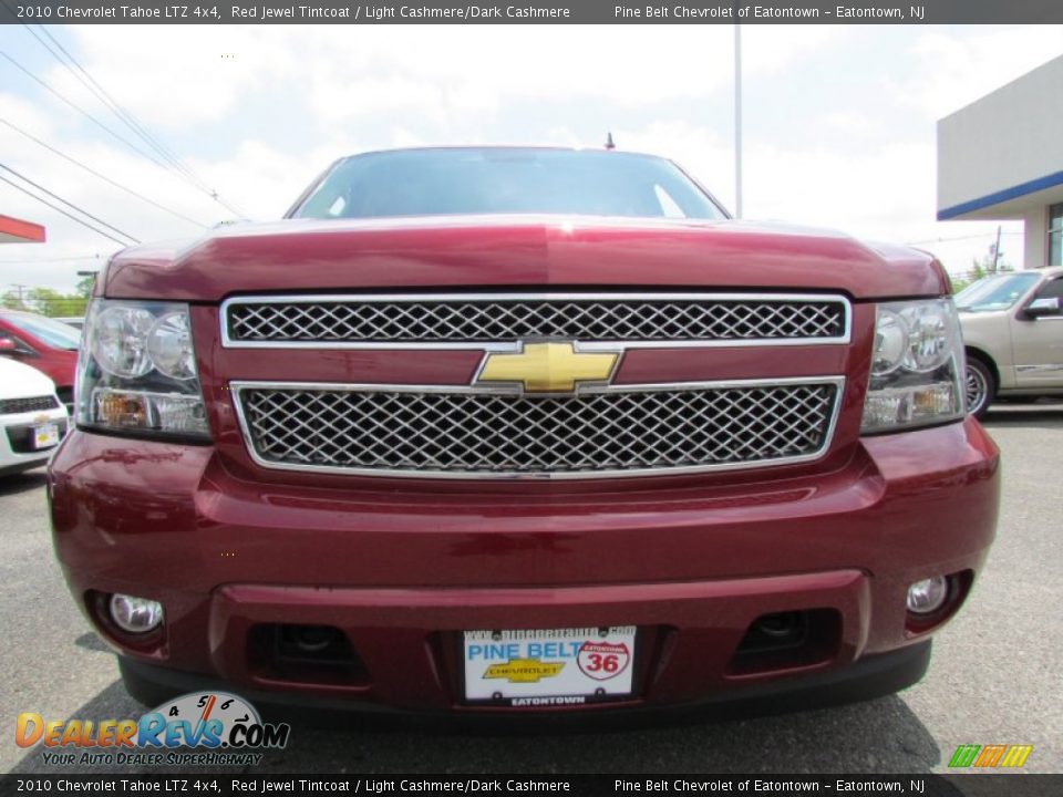 2010 Chevrolet Tahoe LTZ 4x4 Red Jewel Tintcoat / Light Cashmere/Dark Cashmere Photo #2
