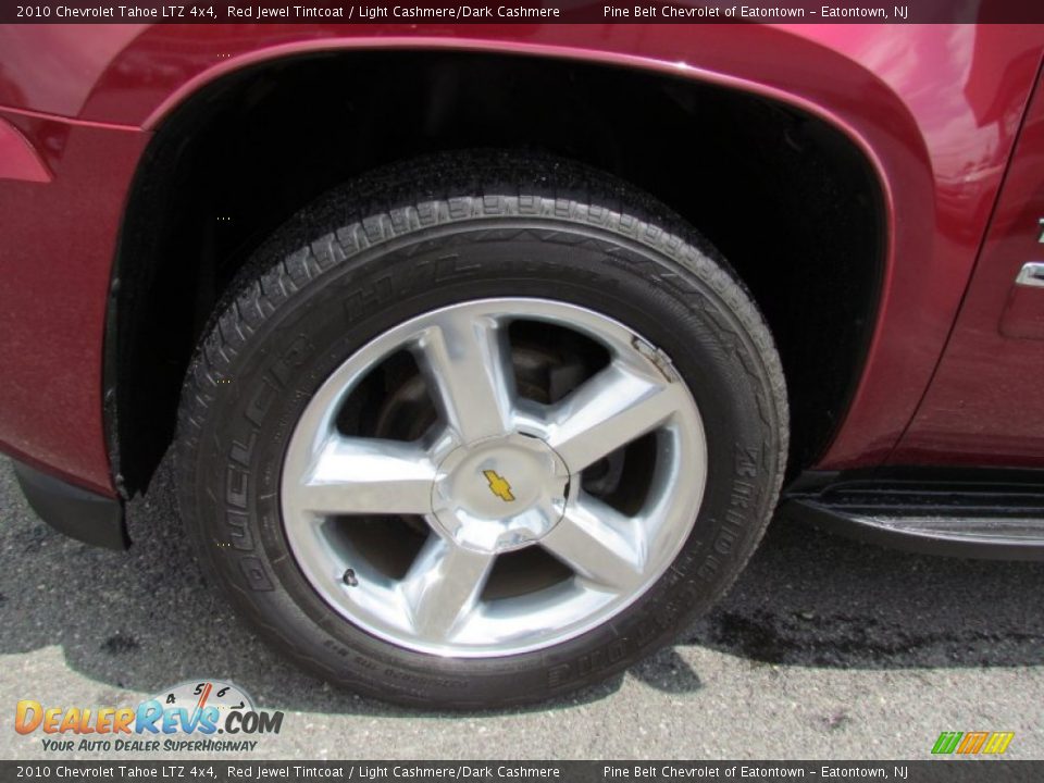 2010 Chevrolet Tahoe LTZ 4x4 Red Jewel Tintcoat / Light Cashmere/Dark Cashmere Photo #3
