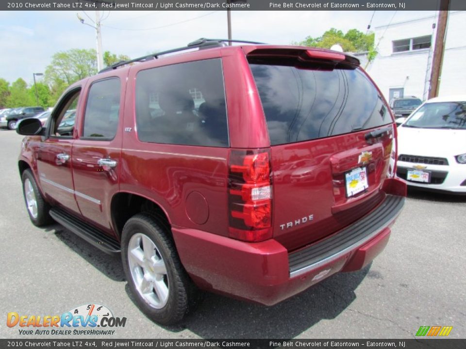 2010 Chevrolet Tahoe LTZ 4x4 Red Jewel Tintcoat / Light Cashmere/Dark Cashmere Photo #5