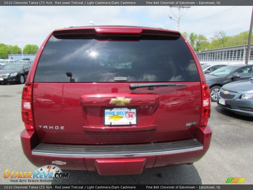 2010 Chevrolet Tahoe LTZ 4x4 Red Jewel Tintcoat / Light Cashmere/Dark Cashmere Photo #6
