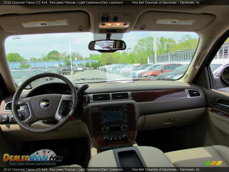 2010 Chevrolet Tahoe LTZ 4x4 Red Jewel Tintcoat / Light Cashmere/Dark Cashmere Photo #10