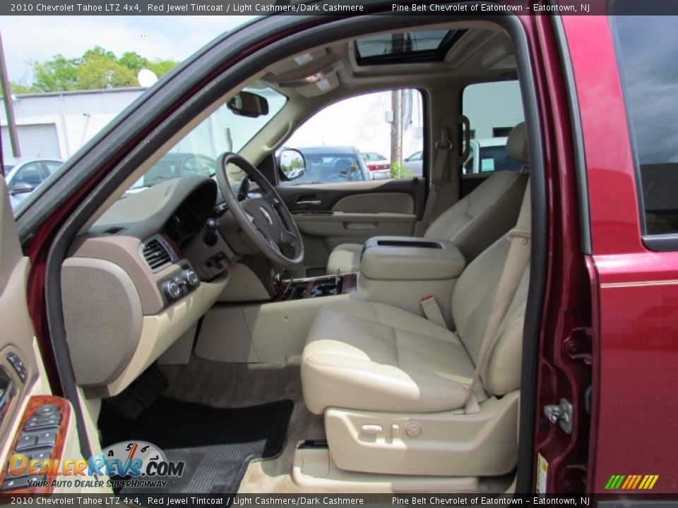 2010 Chevrolet Tahoe LTZ 4x4 Red Jewel Tintcoat / Light Cashmere/Dark Cashmere Photo #11