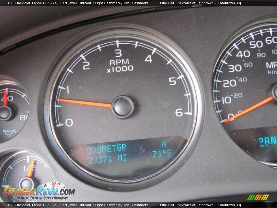 2010 Chevrolet Tahoe LTZ 4x4 Red Jewel Tintcoat / Light Cashmere/Dark Cashmere Photo #15