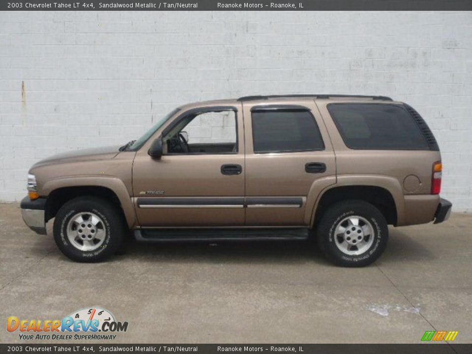 2003 Chevrolet Tahoe LT 4x4 Sandalwood Metallic / Tan/Neutral Photo #5