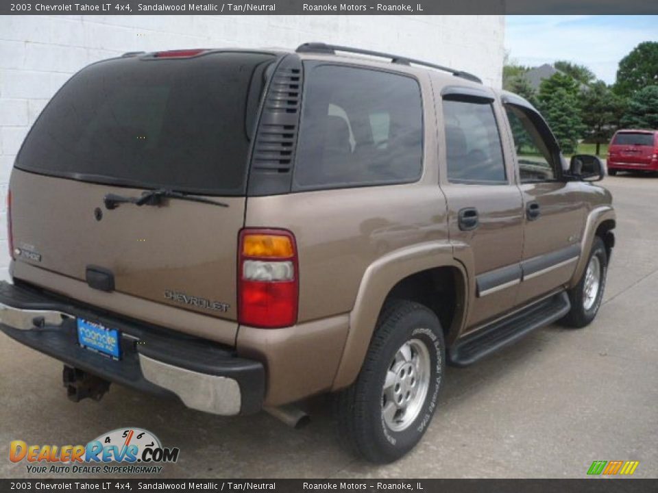 2003 Chevrolet Tahoe LT 4x4 Sandalwood Metallic / Tan/Neutral Photo #6